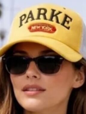 Parke New York Hotdog Yellow Trucker Hat